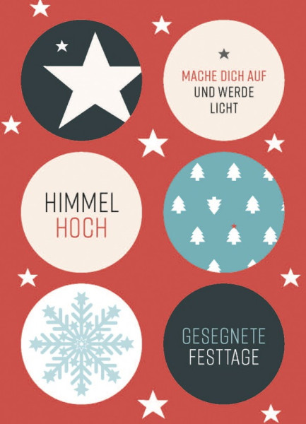 Sticker-Karte 'Weihnachts-Sticker 2'
