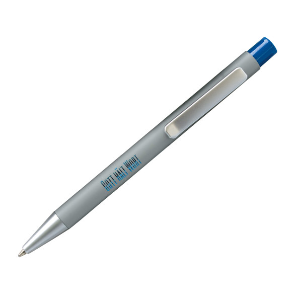 Kugelschreiber Silber Blau