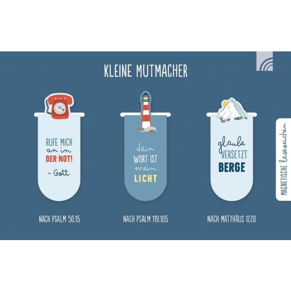 Lesezeichen 'Kleine Mutmacher' (3er-Set)