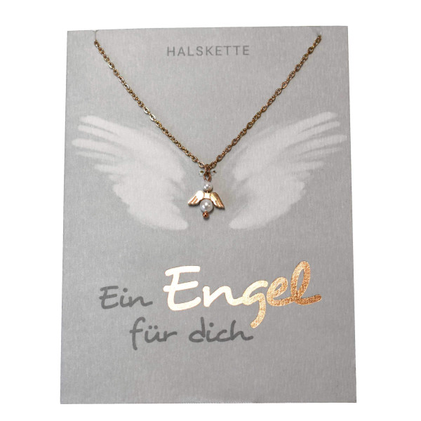 Flügel Engel Perle Halskette