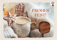 Schokokarte 'Frohes Fest'