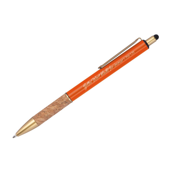 Kugelschreiber Stift orange