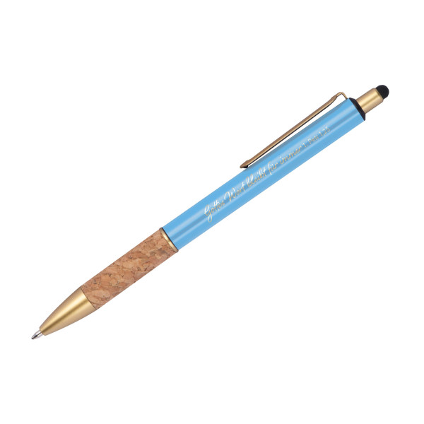 Kugelschreiber Stift hellblau