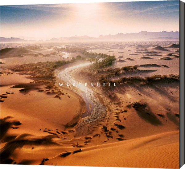 Sand Wüste Bäume Fluß