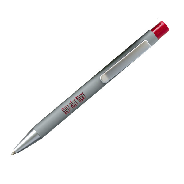 Kugelschreiber Rot Grau